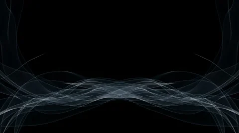 Abstract wispy waves flowing, seamless loop Stock-Footage 1806595
