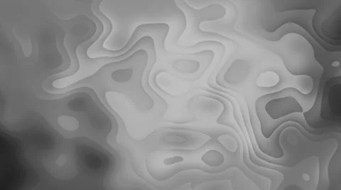 Abstract Wood Grain Wave Pattern Black And White Map Background Stock Illustration