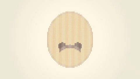 Abstract wood texture background with repetitive vertical sticks pattern Stock Footage 344649667