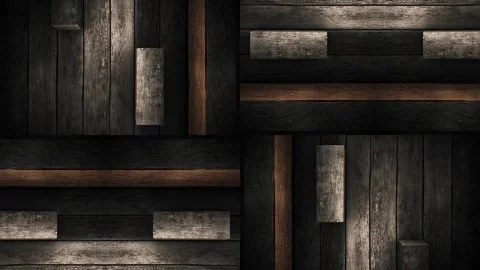 Abstract Wooden Blocks Stock Footage 265997888