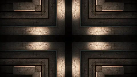 Abstract Wooden Cross Pattern Stock Footage 265998179