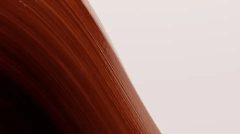 Abstract wooden curved object - background, 3d illustration (rendering) Stock Illustration