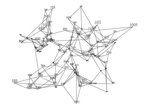 Abstract word cloud Outline. Vector Stock-Illustration