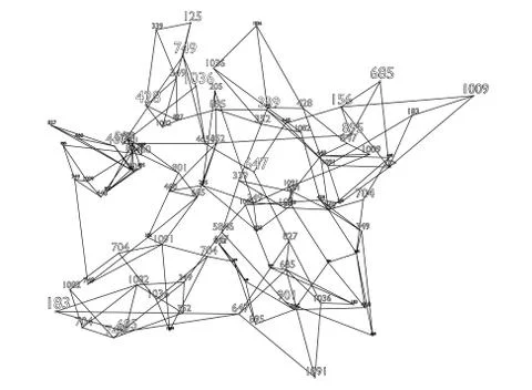 Abstract word cloud Outline. Vector Illustrazione stock