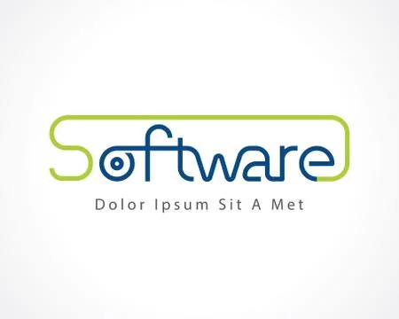 Abstract word software Stock Illustration