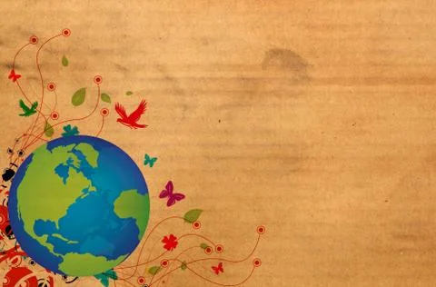 Abstract world concept Stock Illustration