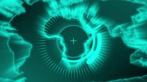 Abstract world digital earth globe sphere. Stock Footage 168684699