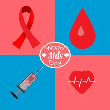 Abstract for World First Aid Day Stock Illustration