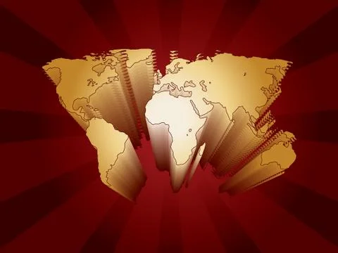 Abstract world Stock Illustration