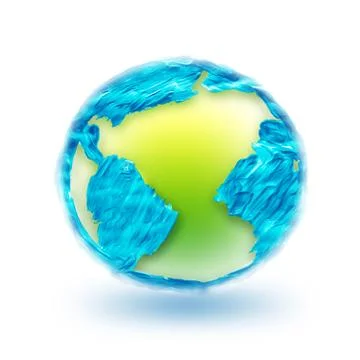 Abstract world Illustrazione stock