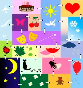 Abstract world Illustrazione stock