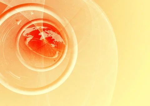 Abstract world map background with space for your text Stock Illustration