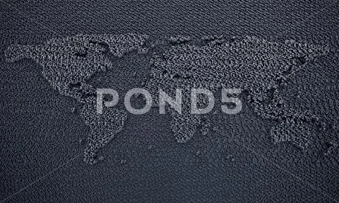 Abstract world map Stock Illustrationen