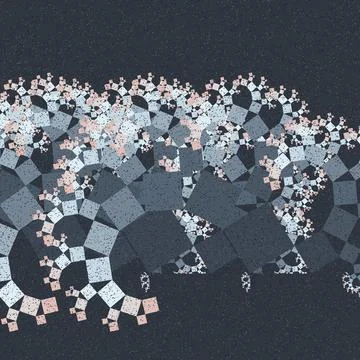 Abstract world map illustration in pixel art style Stock Illustration