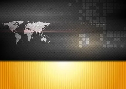 Abstract world map technology background Abstract world map technology bac... 스톡 사진