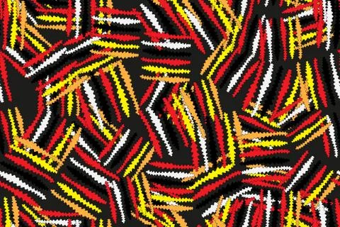 Abstract Worm Seamless Pattern Vector Illustration Background Stock Illustration