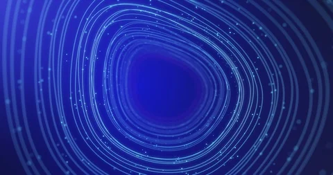 Abstract Wormhole Shape Through Time And Space. Seamless Loop Stock Footage 121205878