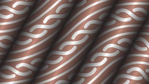 Abstract Woven Metal Texture Stock Illustration