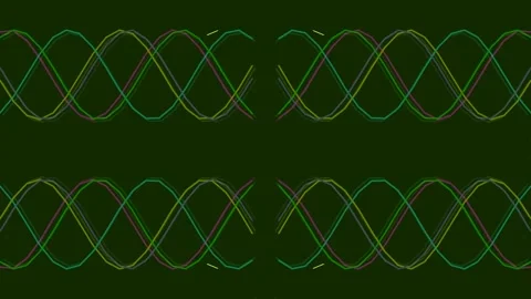 Abstract woven ribbon pattern background design for elegant decorative border Stock Footage 339779406