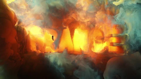 Abstract writing using thick smoke "France" Stock Footage 306184731