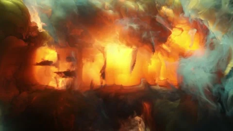 Abstract writing using thick smoke "Germany" Stock Footage 306185369