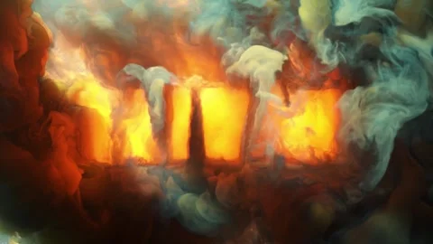 Abstract writing using thick smoke "Taiwan" Stock Footage 306185681