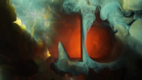 Abstract writing using thick smoke no Stock Footage 306185694