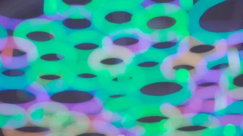Abstract xmass tree lights of focus Stock Footage 70907680