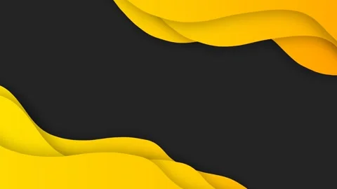Abstract Yellow and Black Wavy Background Loop. Stock Footage 339126385