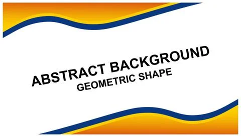Abstract yellow and blue background with place for your text. Stock Illustration
