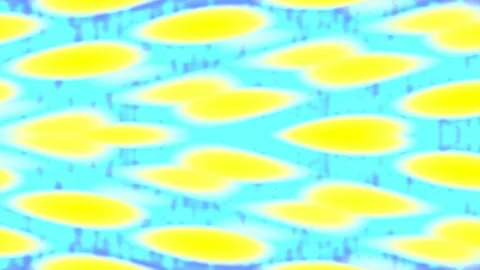 Abstract yellow and blue repeating pattern background texture wallpaper desig Stock Footage 336170713