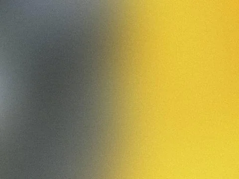 Abstract yellow and gray gradient background with a fine grain texture eff... Stock Photos