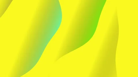 Abstract Yellow and Green Gradient Wave Background Stock Footage 332161827