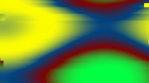 Abstract yellow and green gradient wave background motion technology loop Stock Footage 337164137