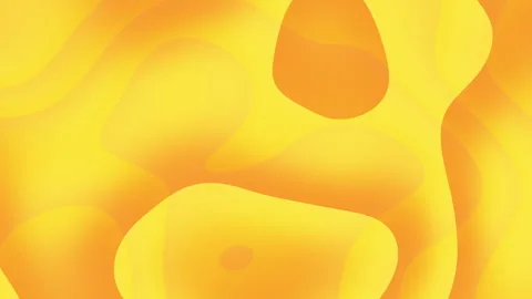 Abstract yellow and orange fluid shapes suitable for backgrounds, branding Stock Footage 299723287