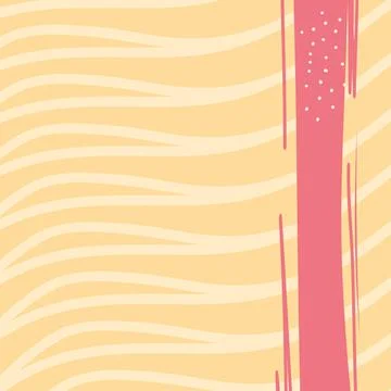 Abstract yellow and red pattern background vector design Illustrazione stock