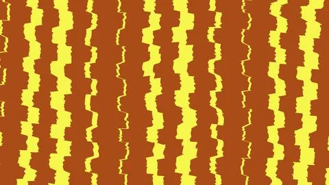 Abstract yellow and red vertical wavy stripes pattern Stock Illustration