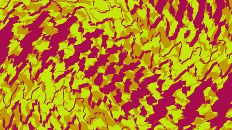 Abstract yellow and red wavy pattern background Stock Illustration