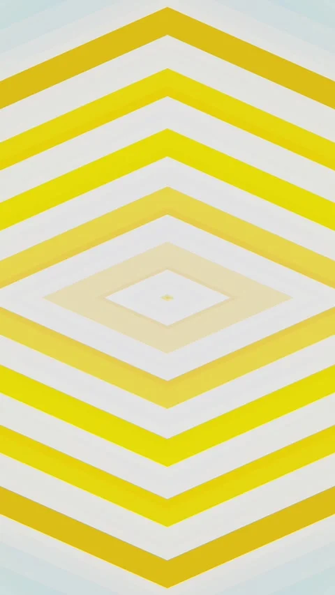 Abstract Yellow and White Geometric Diamond Pattern Animation Loop Stock Footage 334704068