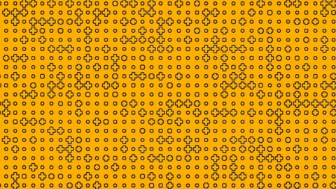 Abstract yellow background with animation of plus signs. 3d rendering. 4K, UHD Stock Footage 113609920