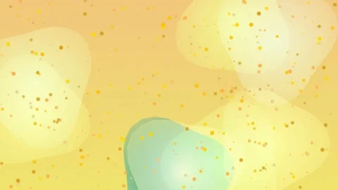 Abstract Yellow Background with Blue Shapes. Video stock 330132994
