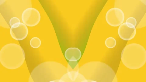 Abstract Yellow Background with Bokeh Effect. Stock Footage 329426105