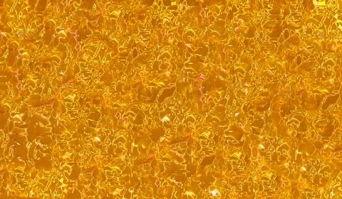 Abstract yellow background with bubble patterns Stock Photos