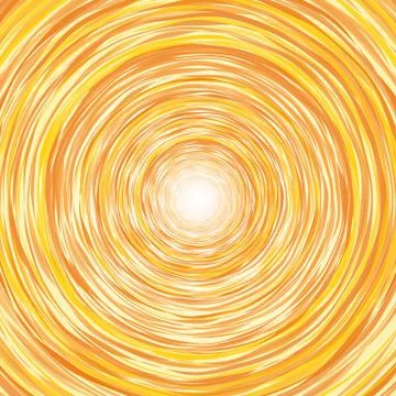 Abstract yellow background composition of thin irregular circle Stock-Illustration