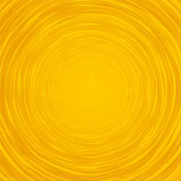 Abstract yellow background composition of thin irregular circle Stock Illustration