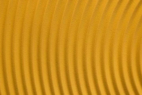 Abstract Yellow Background with Curved Parallel Lines Stock Photos