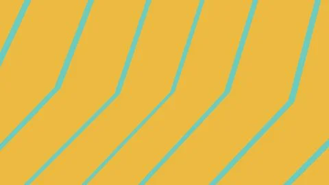Abstract yellow background with diagonal light blue lines Stock Illustration