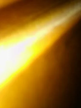 Abstract yellow background with different elements in space in close up effec Foto stock