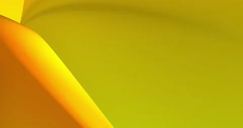 Abstract yellow background with dynamic orange 3d lines. looped footage. 3D Stock Footage 167434550