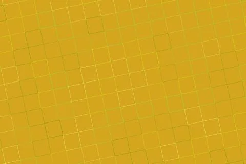Abstract yellow background with geometric squares pattern Stock Illustration